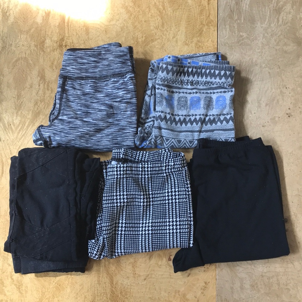 Five Pairs of Different Pants